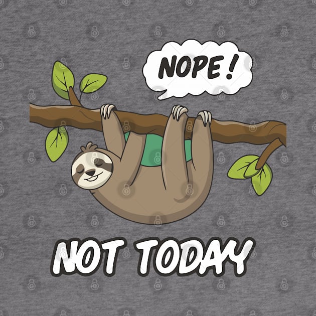 NOPE. Not Today lazy panda by Qasim